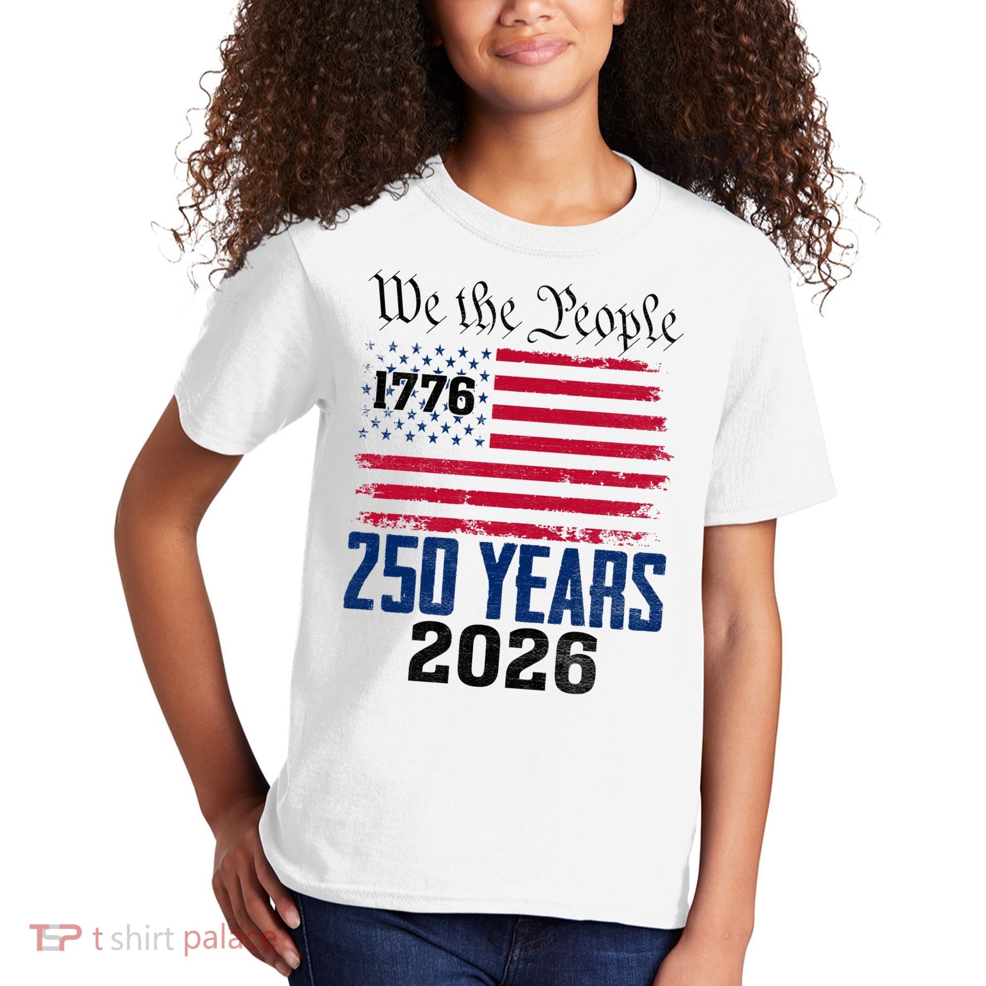 250 Years American 250th Anniversary USA Kids T-Shirt