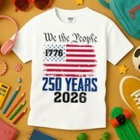 250 Years American 250th Anniversary USA Kids T-Shirt thumb 3