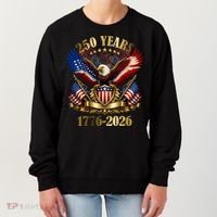 250 Years American 1776-2026 250th 4th Of July Women's Sweatshirt thumb 0
