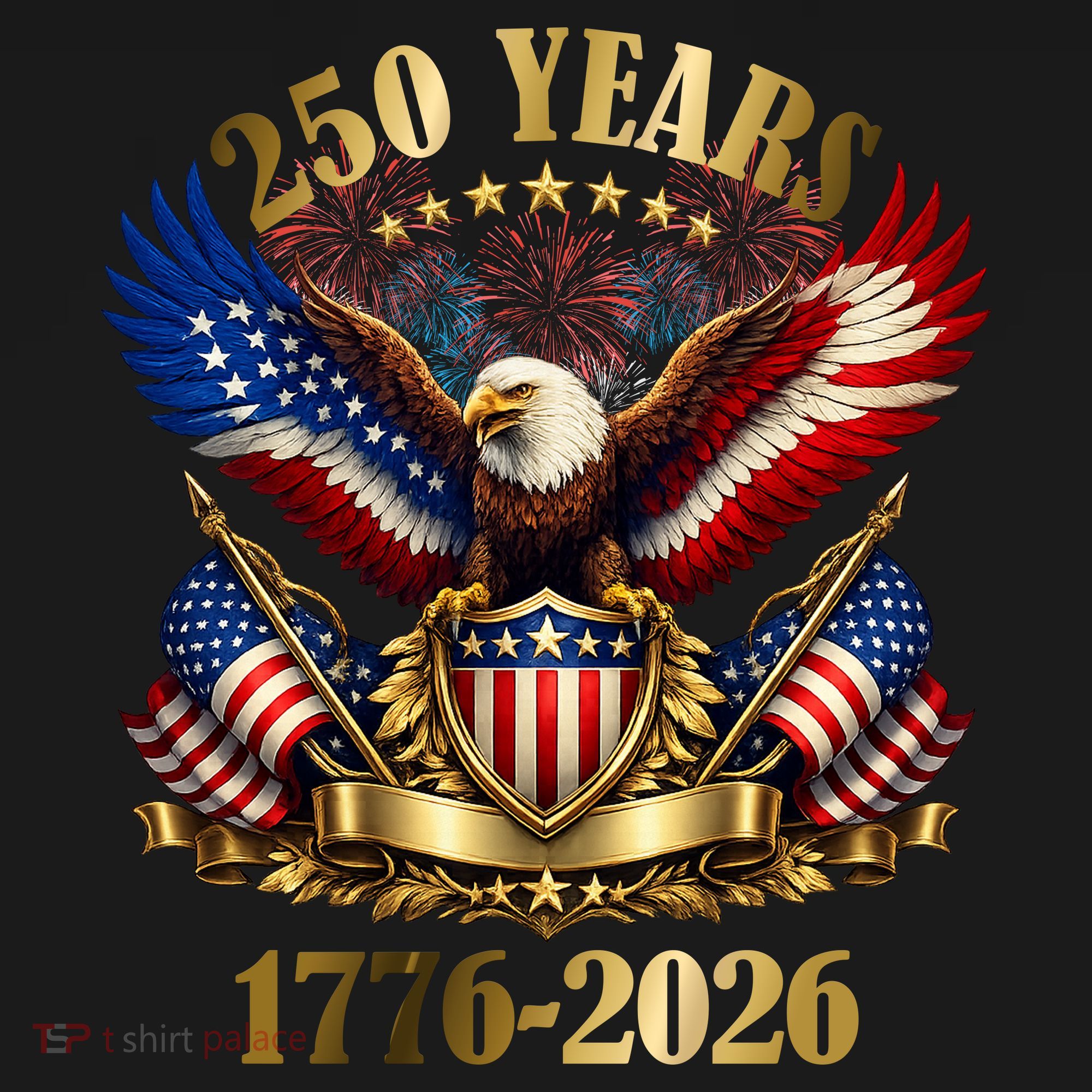 250 Years American 1776-2026 250th 4th Of July Apron