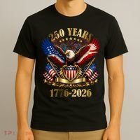250 Years American 1776-2026 250th 4th Of July T-Shirt thumb 3