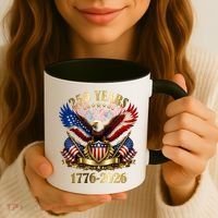 250 Years American 1776-2026 250th 4th Of July Coffee Mug thumb 3