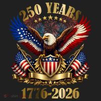 250 Years American 1776-2026 250th 4th Of July Beanie thumb 2