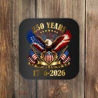 250 Years American 1776-2026 250th 4th Of July Coaster thumb 0