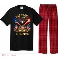 250 Years American 1776-2026 250th 4th Of July Pajama Set thumb 0