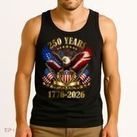 250 Years American 1776-2026 250th 4th Of July Tank Top thumb 3