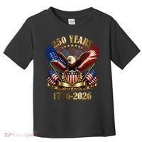 250 Years American 1776-2026 250th 4th Of July Toddler T-Shirt thumb 0
