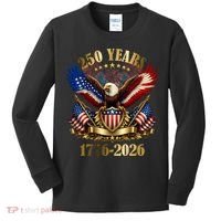 250 Years American 1776-2026 250th 4th Of July Kids Long Sleeve Shirt thumb 0