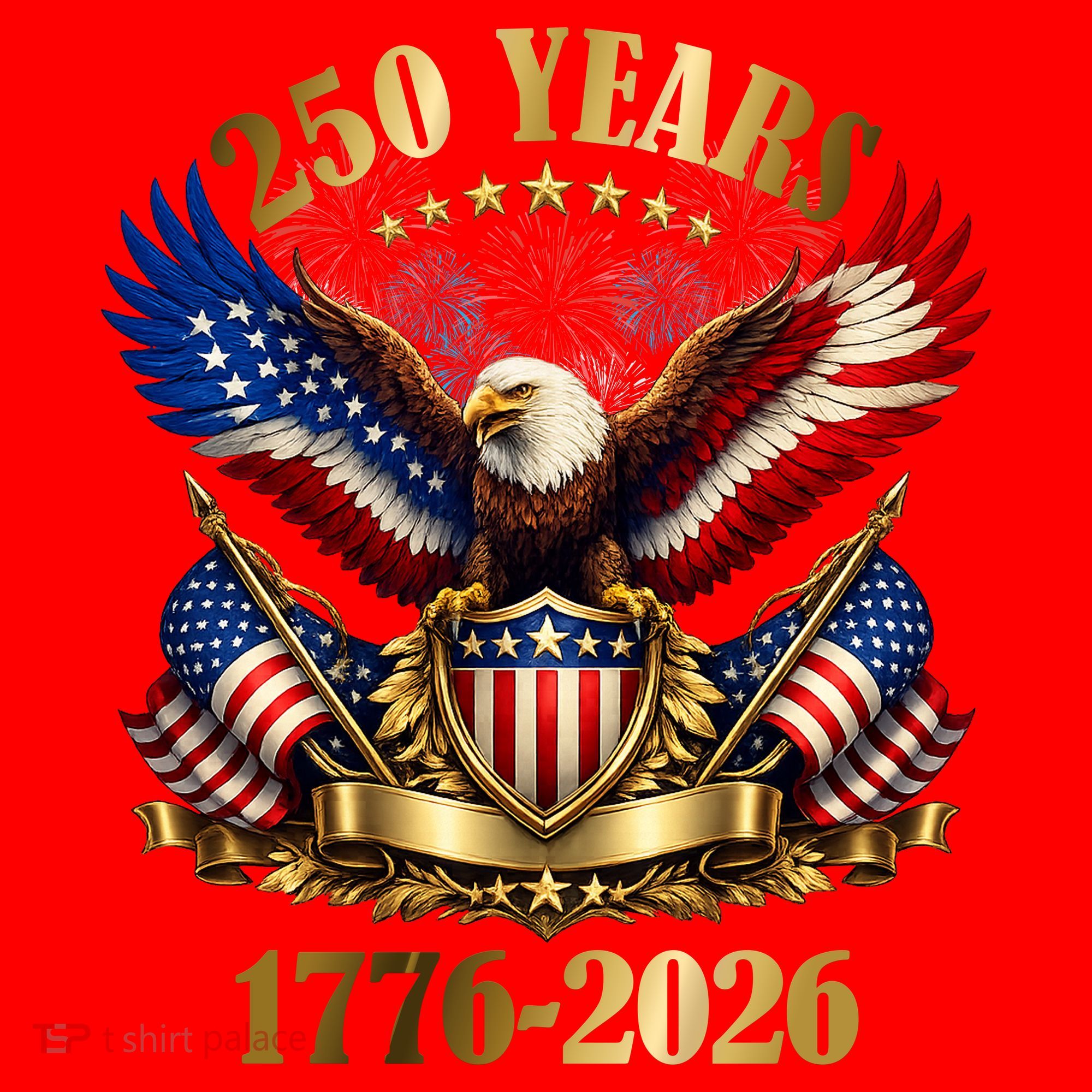 250 Years American 1776-2026 250th 4th Of July Santa Hat