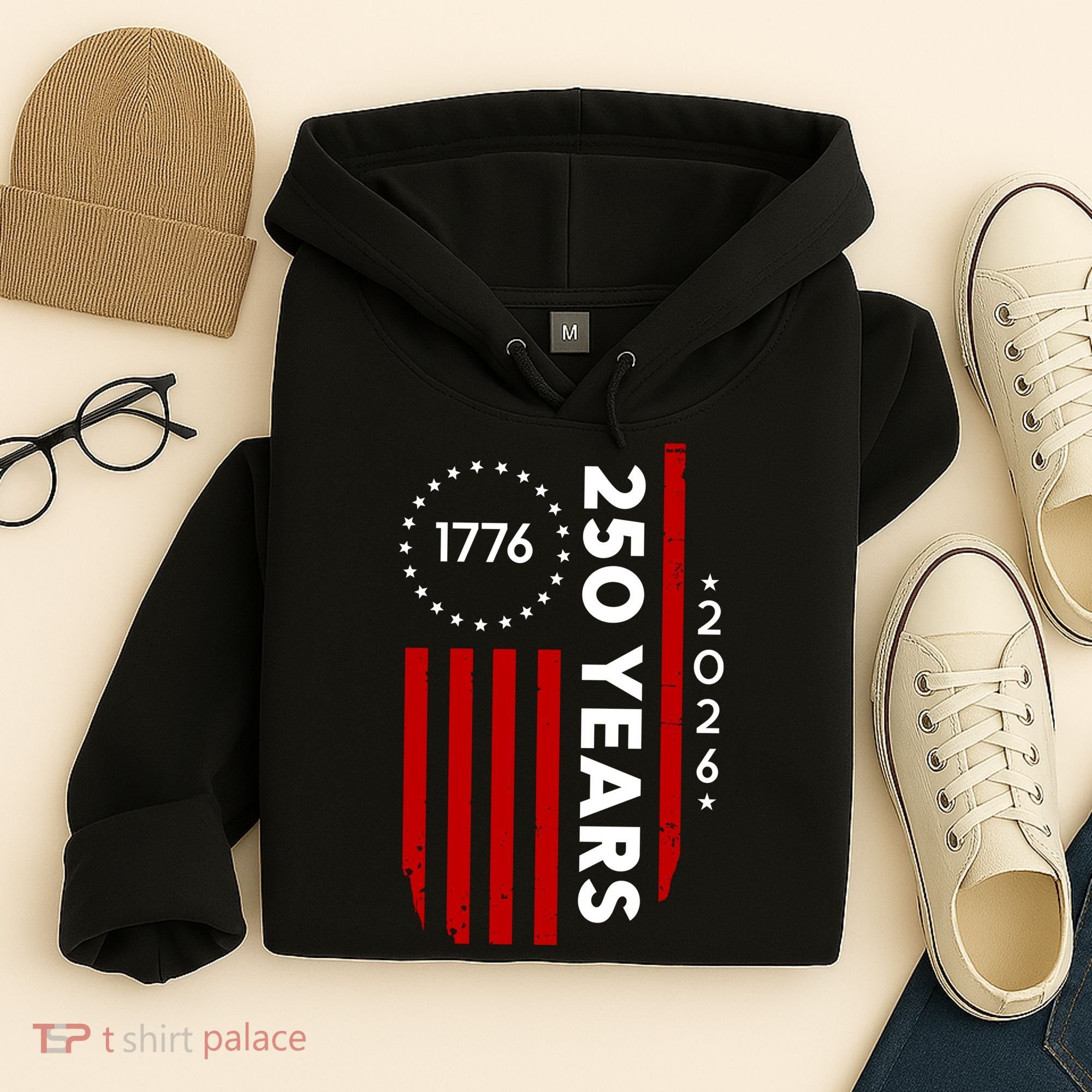 250 Years America Anniversary 250th Independence Day 1776 Hoodie