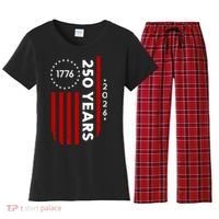 250 Years America Anniversary 250th Independence Day 1776 Women's Flannel Pajama Set thumb 0