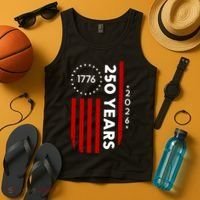 250 Years America Anniversary 250th Independence Day 1776 Tank Top thumb 4