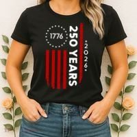 250 Years America Anniversary 250th Independence Day 1776 Women's T-Shirt thumb 2