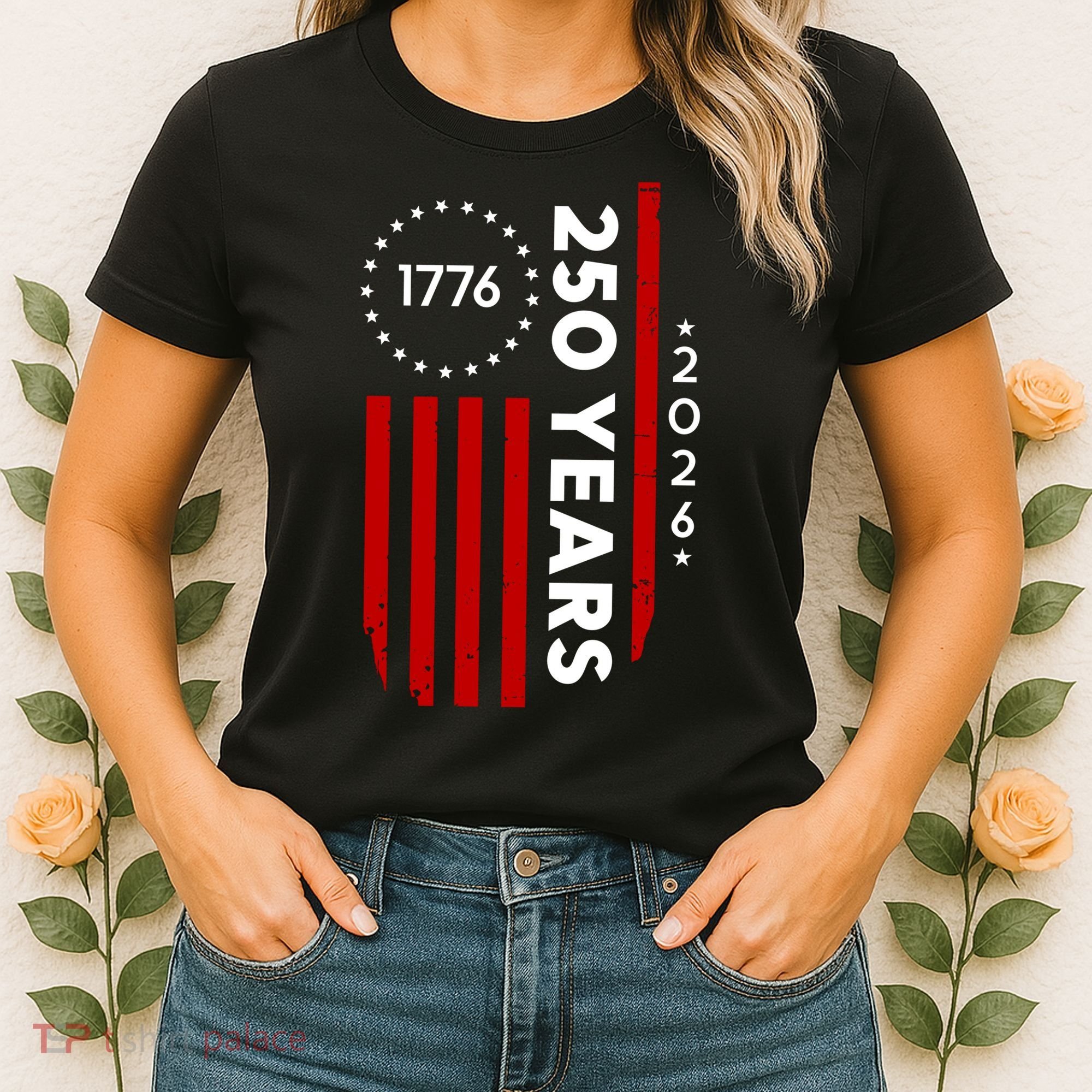 250 Years America Anniversary 250th Independence Day 1776 Women's T-Shirt