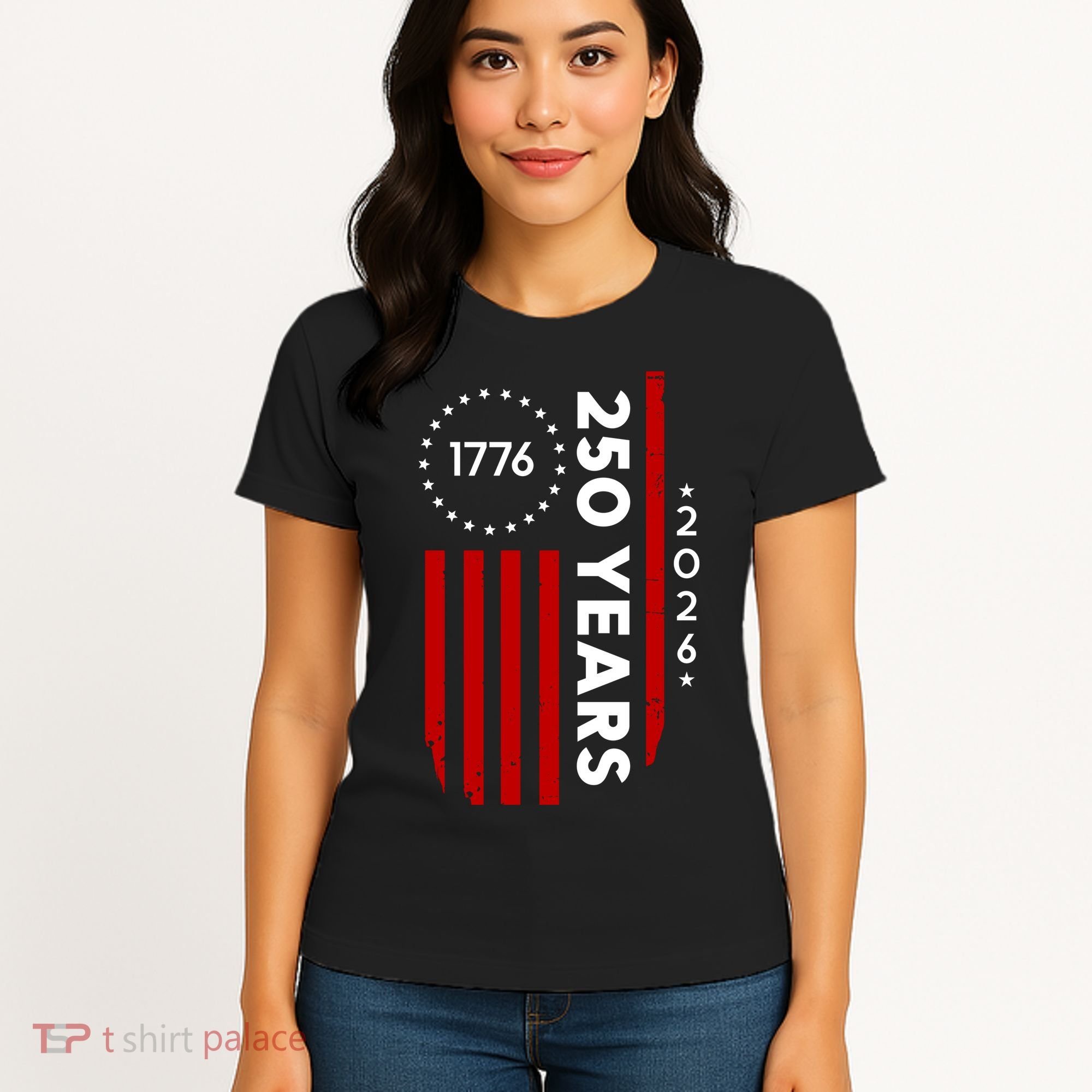 250 Years America Anniversary 250th Independence Day 1776 Women's T-Shirt