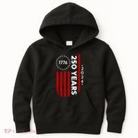 250 Years America Anniversary 250th Independence Day 1776 Kids Hoodie thumb 0