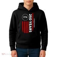 250 Years America Anniversary 250th Independence Day 1776 Kids Hoodie thumb 4