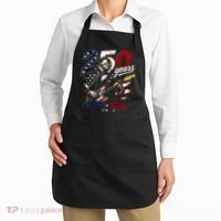 250 Years Abraham Lincoln Guitar July 4th 250th Anniversary Apron thumb 2