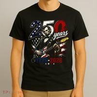 250 Years Abraham Lincoln Guitar July 4th 250th Anniversary T-Shirt thumb 3