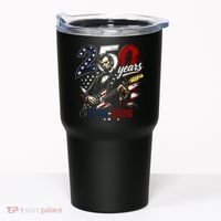 250 Years Abraham Lincoln Guitar July 4th 250th Anniversary Tumbler thumb 0