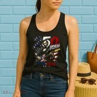250 Years Abraham Lincoln Guitar July 4th 250th Anniversary Women's Tank Top thumb 2