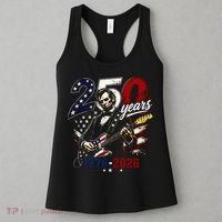 250 Years Abraham Lincoln Guitar July 4th 250th Anniversary Women's Tank Top thumb 3