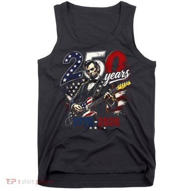 250 Years Abraham Lincoln Guitar July 4th 250th Anniversary Tank Top