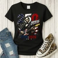 250 Years Abraham Lincoln Guitar July 4th 250th Anniversary Women's T-Shirt thumb 3