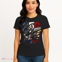 250 Years Abraham Lincoln Guitar July 4th 250th Anniversary Women's T-Shirt thumb 4
