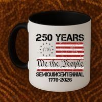 250 Years America 250th Anniversary Semiquincentennial 1776-2026 Coffee Mug thumb 2