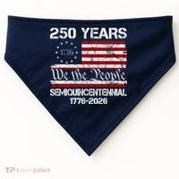 250 Years America 250th Anniversary Semiquincentennial 1776-2026 USA-Made Doggie Bandana thumb 0