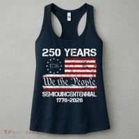 250 Years America 250th Anniversary Semiquincentennial 1776-2026 Women's Tank Top thumb 3