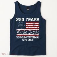 250 Years America 250th Anniversary Semiquincentennial 1776-2026 Tank Top thumb 2