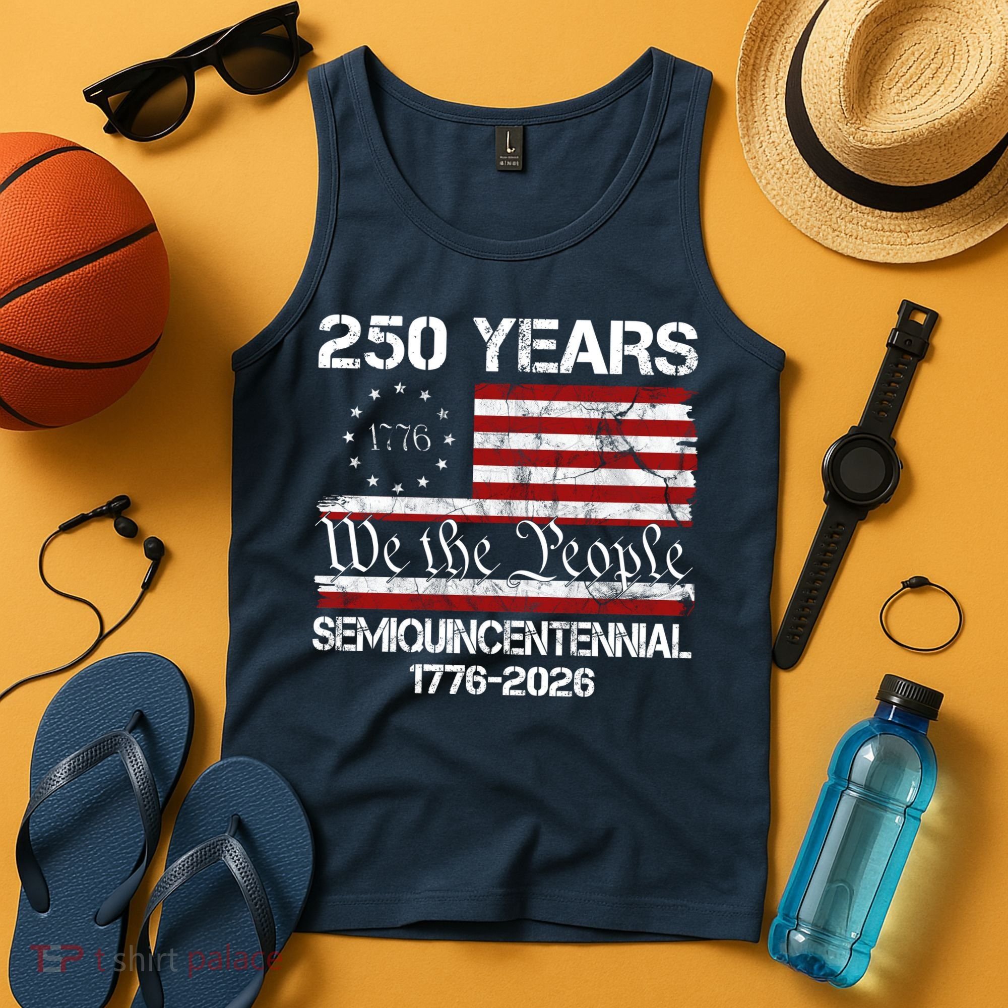 250 Years America 250th Anniversary Semiquincentennial 1776-2026 Tank Top