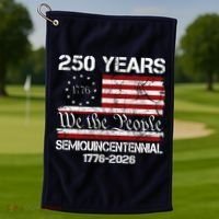 250 Years America 250th Anniversary Semiquincentennial 1776-2026 Golf Towel thumb 1