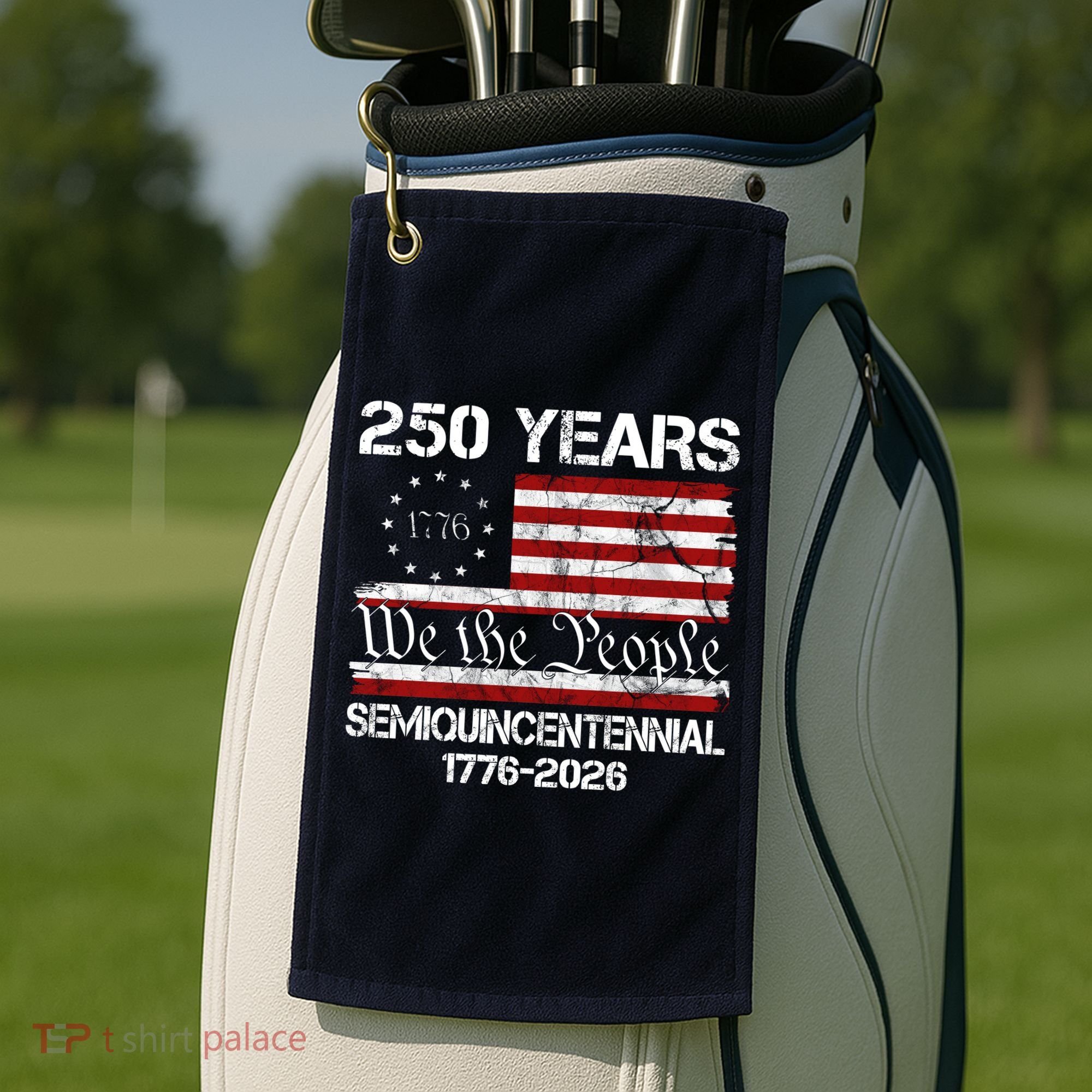 250 Years America 250th Anniversary Semiquincentennial 1776-2026 Golf Towel