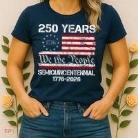 250 Years America 250th Anniversary Semiquincentennial 1776-2026 Women's T-Shirt thumb 2