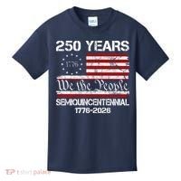 250 Years America 250th Anniversary Semiquincentennial 1776-2026 Kids T-Shirt thumb 0