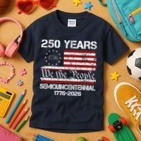 250 Years America 250th Anniversary Semiquincentennial 1776-2026 Kids T-Shirt thumb 3