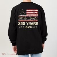 250 Years American 250th Anniversary Front And Back  Women's Sweatshirt thumb 1