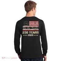250 Years American 250th Anniversary Front And Back  Long Sleeve Shirt thumb 1
