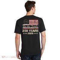 250 Years American 250th Anniversary Front And Back  T-Shirt thumb 1