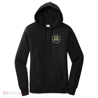 250 Years American 250th Anniversary Front And Back  Women's Hoodie