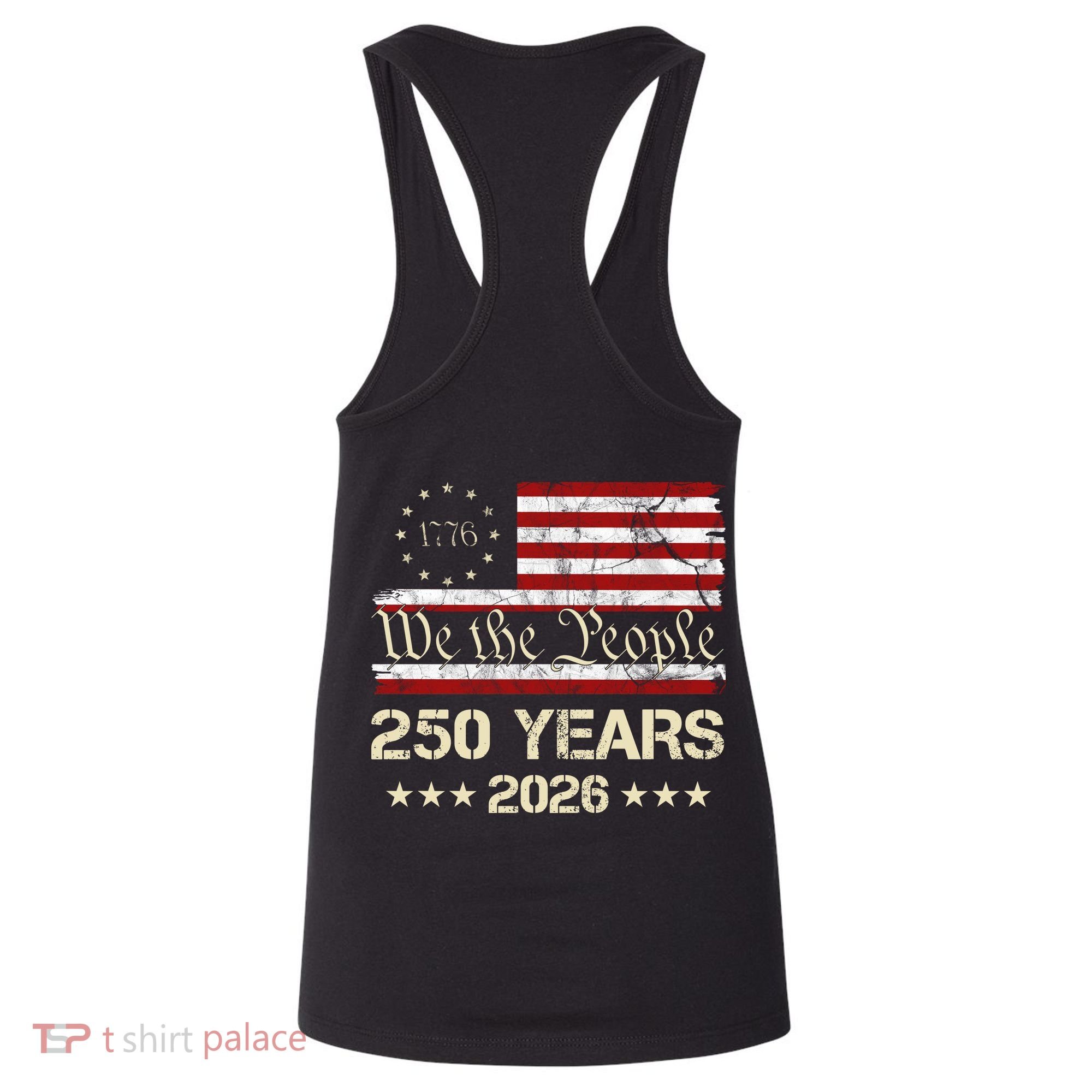 250 Years American 250th Anniversary Front And Back  Women's Tank Top