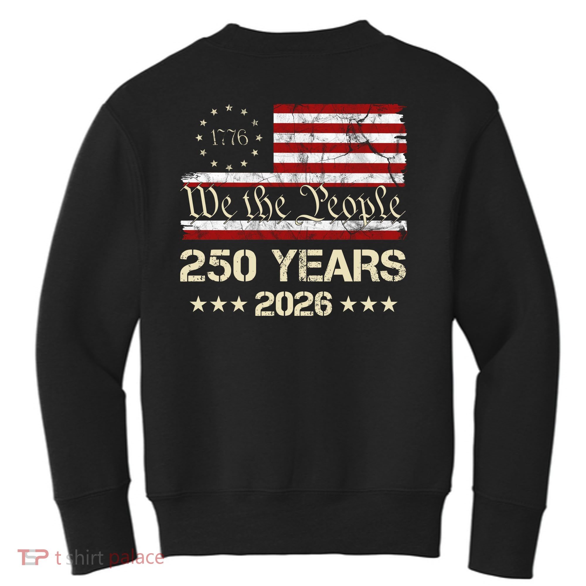 250 Years American 250th Anniversary Front And Back  Kids Sweatshirt