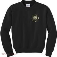 250 Years American 250th Anniversary Front And Back  Kids Sweatshirt thumb 0