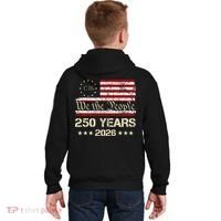 250 Years American 250th Anniversary Front And Back  Kids Hoodie thumb 1