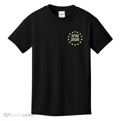 250 Years American 250th Anniversary Front And Back  Kids T-Shirt