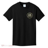 250 Years American 250th Anniversary Front And Back  Kids T-Shirt thumb 0