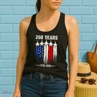250 Years Air Force 1776-2026 250th Anniversary Of America Women's Tank Top thumb 2